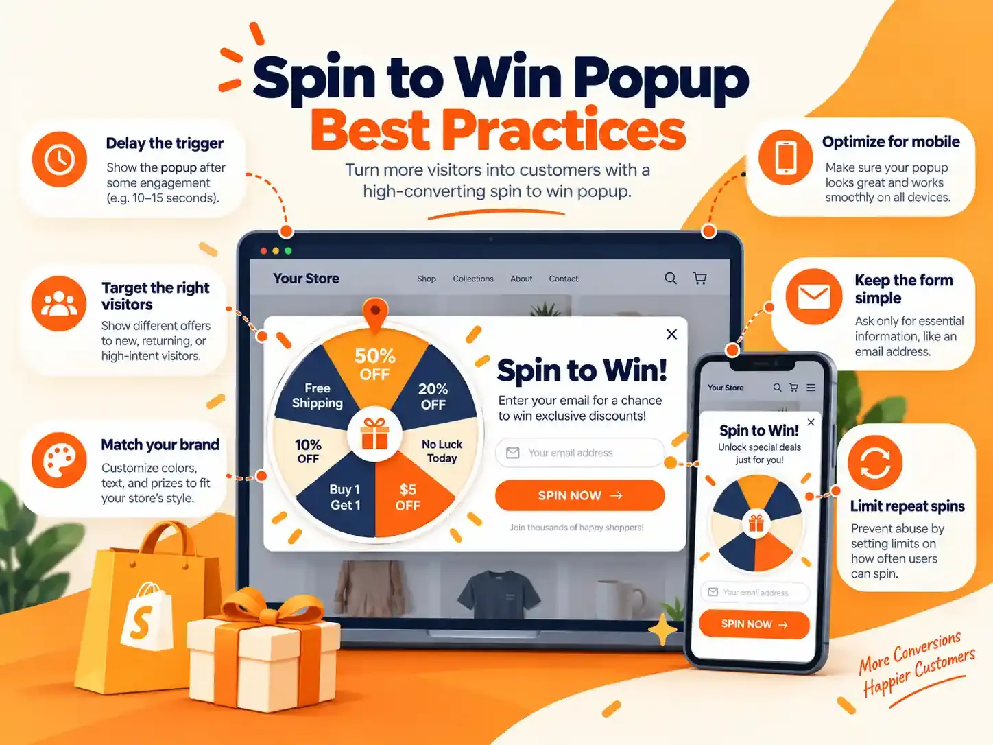 Spin to win popup best practices